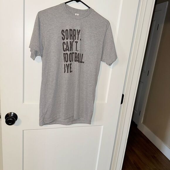 New Tultex Gray Short Sleeve Tee Casual Crew Neck - Picture 1 of 4